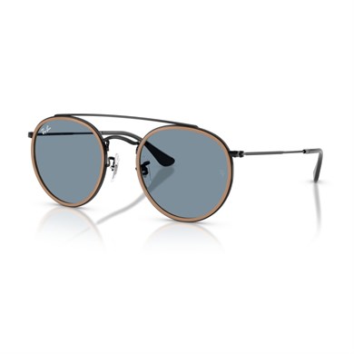 Ray-Ban RB 3647N 9279R5 51 Unisex Yuvarlak Siyah Metal Güneş Gözlüğü