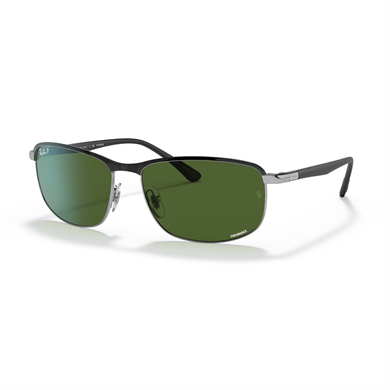 Ray-Ban RB 3671CH 9144P1 60 Chromance Unisex Polarize Yastık Siyah Metal Güneş Gözlüğü