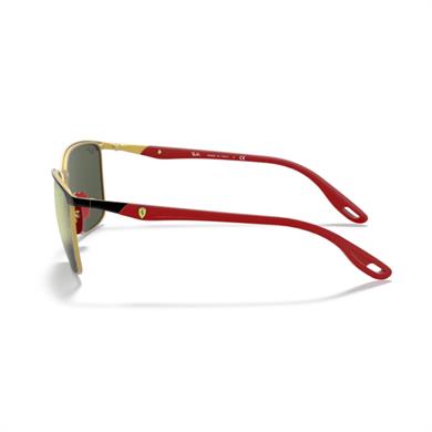 Ray-Ban RB 3673M F06171 56 Scuderia Ferrari Unisex Oval Siyah Metal Güneş Gözlüğü