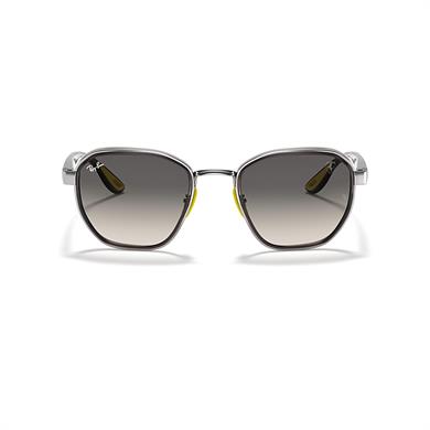 Ray-Ban RB 3674M F03011 51 Scuderia Ferrari Unisex Gemetrik Bronz Metal Güneş Gözlüğü