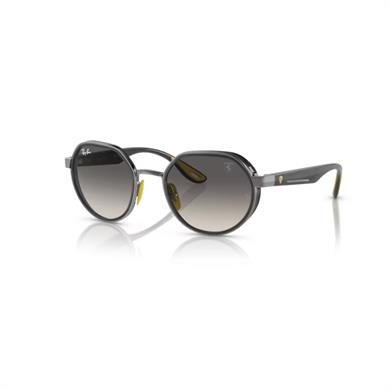 Ray-Ban RB 3703M F03011 51 Scuderia Ferrari Unisex Geometrik Gun Metal Güneş Gözlüğü