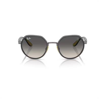 Ray-Ban RB 3703M F03011 51 Scuderia Ferrari Unisex Geometrik Gun Metal Güneş Gözlüğü