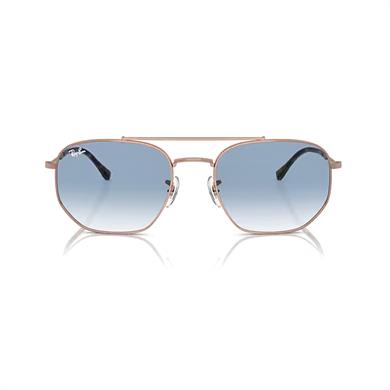 Ray-Ban RB 3707 92023F 57 Unisex Geometrik Rose Gold Metal Güneş Gözlüğü