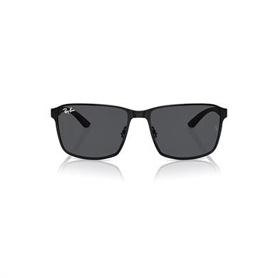 Ray-Ban RB 3721 18687 59 Unisex Kare Siyah Metal Güneş Gözlüğü