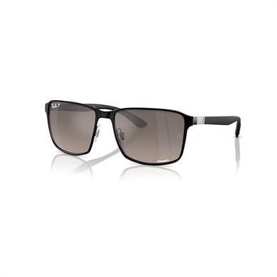 Ray-Ban RB 3721CH 1865J 59 Polarize Unisex Kare Siyah Metal Güneş Gözlüğü