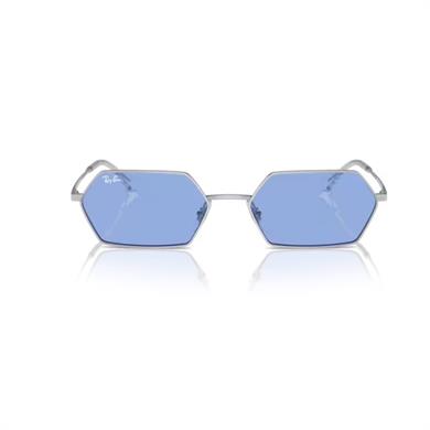 Ray-Ban RB 3728 00380 55 Unisex Geometrik Gri Metal Güneş Gözlüğü