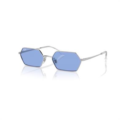 Ray-Ban RB 3728 00380 58 Unisex Geometrik Gri Metal Güneş Gözlüğü