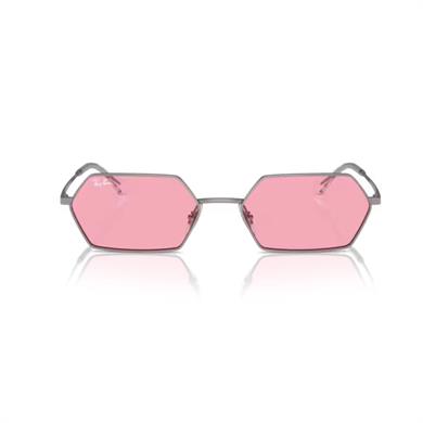 Ray-Ban RB 3728 00484 55 Unisex Geometrik Gun Metal Güneş Gözlüğü