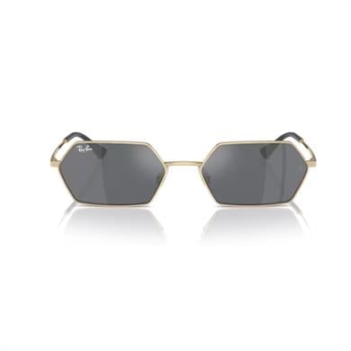 Ray-Ban RB 3728 92136V 55 Unisex Geometrik Gold Metal Güneş Gözlüğü