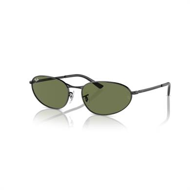 Ray-Ban RB 3734 002B1 56 Unisex Geometrik Siyah Metal Güneş Gözlüğü