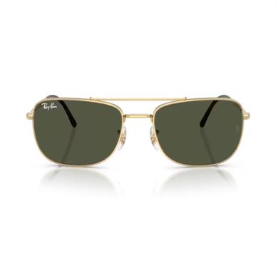 Ray-Ban RB 3755 00131 59 Unisex Pilot Gold Metal Güneş Gözlüğü