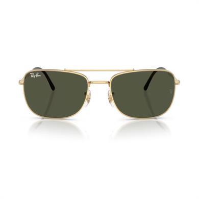 Ray-Ban RB 3755 00131 62 Unisex Pilot Gold Metal Güneş Gözlüğü