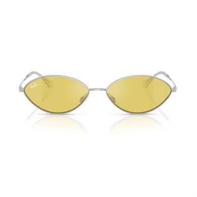 Ray-Ban RB 3757 0036D 56 Kai Kadın Oval Gri Metal Güneş Gözlüğü