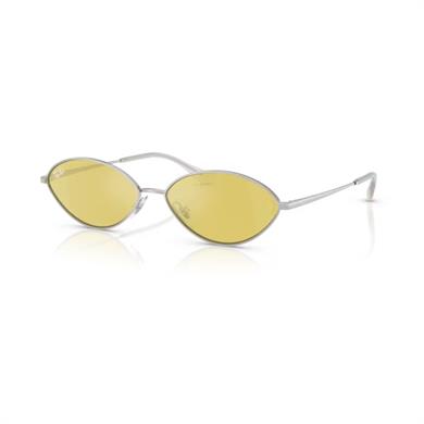 Ray-Ban RB 3757 0036D 56 Kai Kadın Oval Gri Metal Güneş Gözlüğü