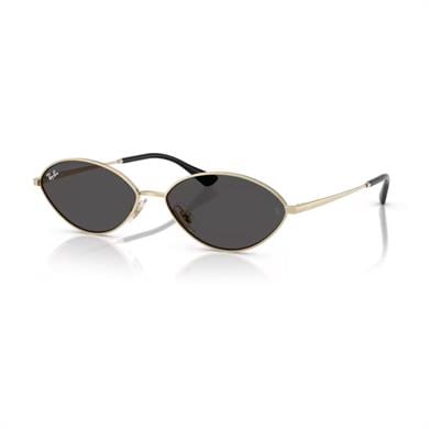 Ray-Ban RB 3757 921387 56 Kai Unisex Oval Gold Metal Güneş Gözlüğü