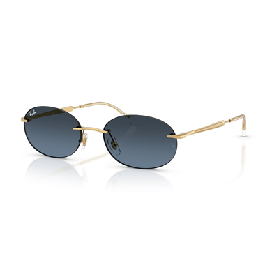 Ray-Ban RB 3767 0014C 54 Unisex Oval Gold Degrade Metal Güneş Gözlüğü