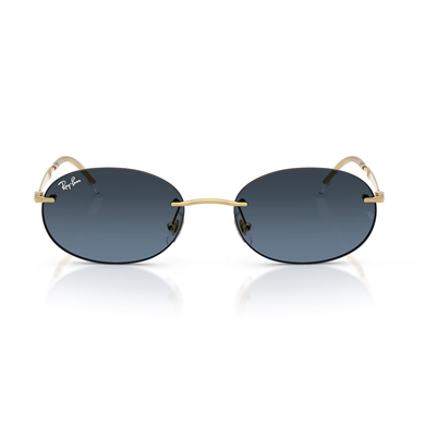 Ray-Ban RB 3767 0014C 54 Unisex Oval Gold Degrade Metal Güneş Gözlüğü