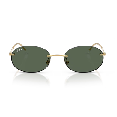 Ray-Ban RB 3767 00171 54 Unisex Oval Gold Metal Güneş Gözlüğü