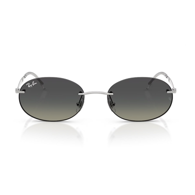 Ray-Ban RB 3767 00311 54 Unisex Oval Degrade Gümüş Metal Güneş Gözlüğü