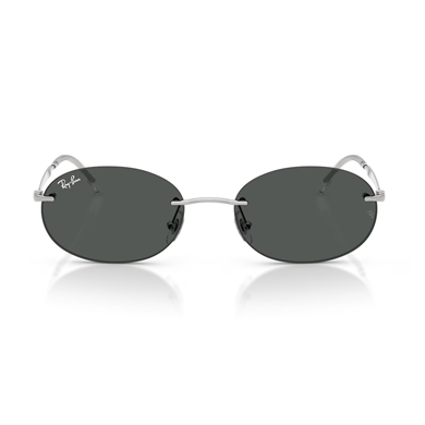 Ray-Ban RB 3767 00387 54 Unisex Oval Gümüş Metal Güneş Gözlüğü