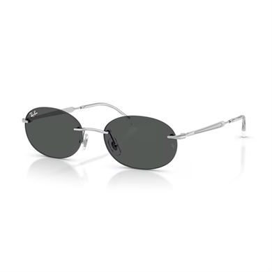 Ray-Ban RB 3767 00387 54 Unisex Oval Gümüş Metal Güneş Gözlüğü