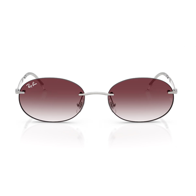 Ray-Ban RB 3767 0038H 54 Unisex Oval Degrade Gümüş Metal Güneş Gözlüğü