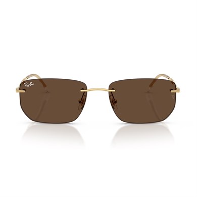 Ray-Ban RB 3768 00173 56 Unisex Geometrik Gold Metal Güneş Gözlüğü