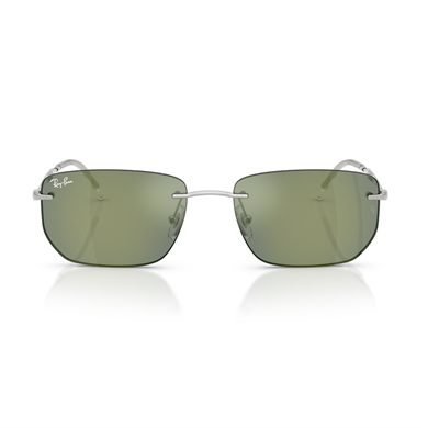 Ray-Ban RB 3768 0036R 56 Unisex Geometrik Aynalı Gümüş Metal Güneş Gözlüğü