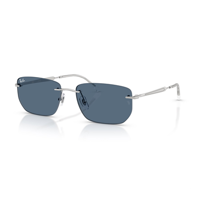 Ray-Ban RB 3768 00380 56 Unisex Geometrik Gümüş Metal Güneş Gözlüğü