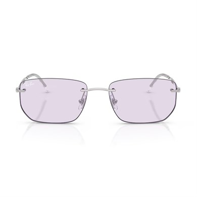 Ray-Ban RB 3768 003MH 56 Transitions ® Color Touch Unisex Geometrik Gümüş Metal Güneş Gözlüğü