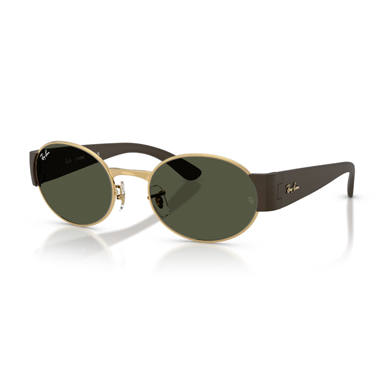 Ray-Ban RB 3770 00131 52 Unisex Oval Gold Metal Güneş Gözlüğü