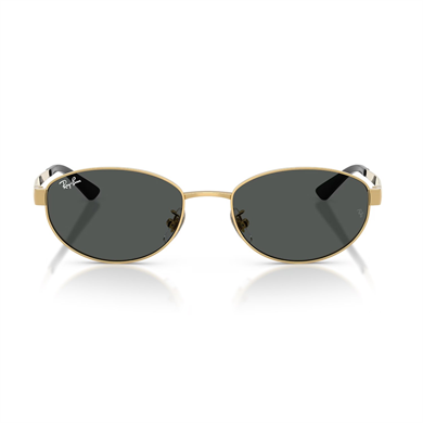 Ray-Ban RB 3774D 00187 55 Unisex Oval Gold Metal Güneş Gözlüğü