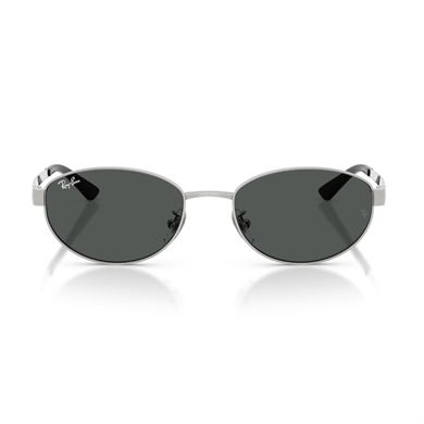 Ray-Ban RB 3774D 00387 55 Unisex Oval Gümüş Metal Güneş Gözlüğü