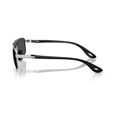 Ray-Ban RB 3776M F122K8 58 Scuderia Ferrari Unisex Polarize Geometrik Gümüş Metal Güneş Gözlüğü