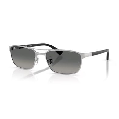 Ray-Ban RB 3778 00371 57 Unisex Geometrik Gümüş Metal Güneş Gözlüğü