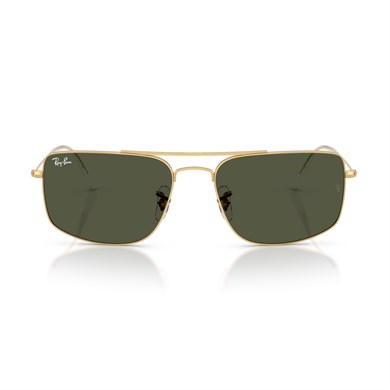 Ray-Ban RB 3779 00131 56 Explorer 3 Unisex Kare Gold Metal Güneş Gözlüğü