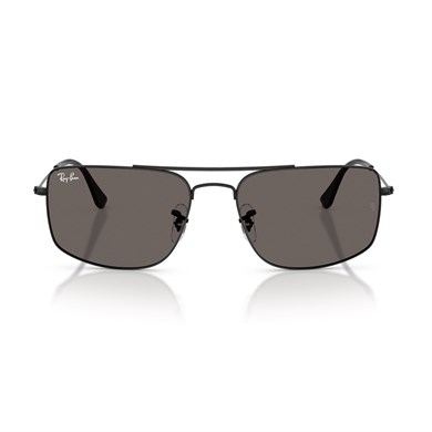 Ray-Ban RB 3779 002B1 56 Explorer 3 Unisex Kare Siyah Metal Güneş Gözlüğü