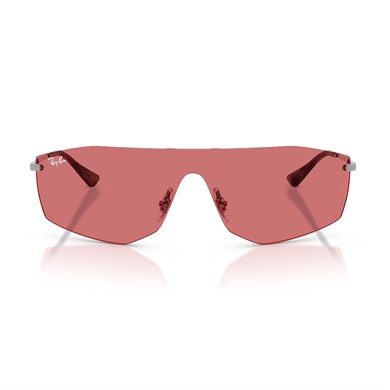 Ray-Ban RB 3781 00475 41 Unisex Yastık Gri Blok Cam Metal Güneş Gözlüğü