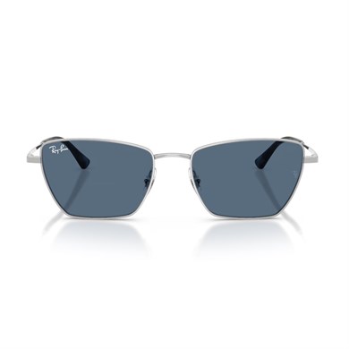 Ray-Ban RB 3783 00380 53 Unisex Geometrik Gümüş Metal Güneş Gözlüğü