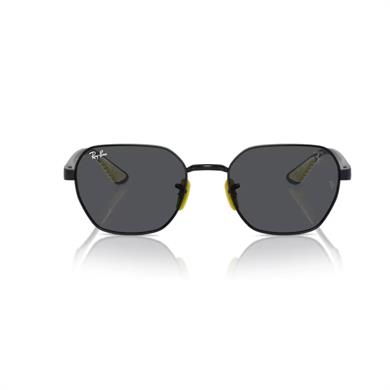 Ray-Ban RB 3794M F09487 54 Scuderia Ferrari Unisex Geometrik Siyah Metal Güneş Gözlüğü