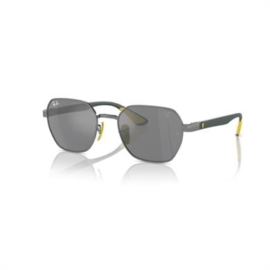 Ray-Ban RB 3794M F0956G 54 Scuderia Ferrari Unisex Gri Metal Güneş Gözlüğü