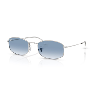 Ray-Ban RB 3832 0033F 55 Unisex Geometrik Degrade Gümüş Metal Güneş Gözlüğü