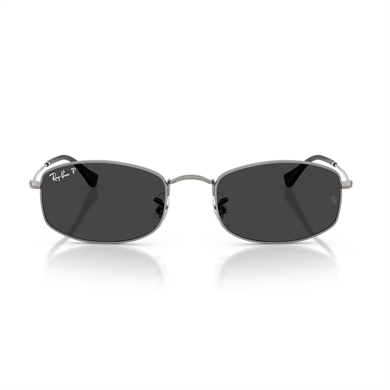 Ray-Ban RB 3832 00448 52 Unisex Polarize Geometrik Gri Metal Güneş Gözlüğü
