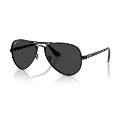 Ray-Ban RB 3925 00248 58 Aviator Max Unisex Polarize Pilot Siyah Metal Güneş Gözlüğü