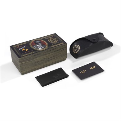 Ray-Ban RB 3927 00133 54 A$AP ROCKY Unisex Dikdörtgen Gold Metal Güneş Gözlüğü