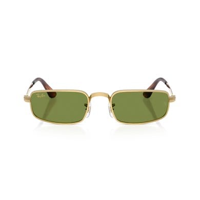 Ray-Ban RB 3927 0014E 54 A$AP ROCKY Unisex Dikdörtgen Gold Metal Güneş Gözlüğü