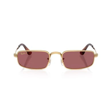 Ray-Ban RB 3927 001AF 54 A$AP ROCKY Unisex Polarize Dikdörtgen Gold Metal Güneş Gözlüğü