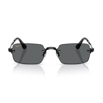 Ray-Ban RB 3928 00281 54 A$AP ROCKY Unisex Polarize Dikdörtgen Siyah Metal Güneş Gözlüğü