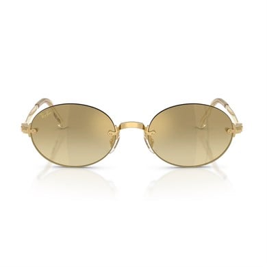 Ray-Ban RB 3929 0017I 54 A$AP ROCKY Unisex Oval Gold Aynalı Metal Güneş Gözlüğü