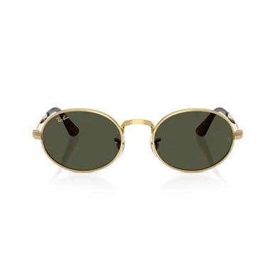 Ray-Ban RB 3931 00131 54 A$AP ROCKY Unisex Oval Gold Metal Güneş Gözlüğü 